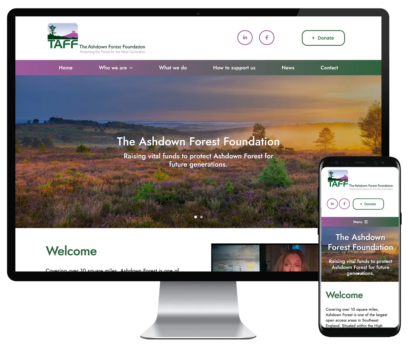 The Ashdown Forest Foundation website
